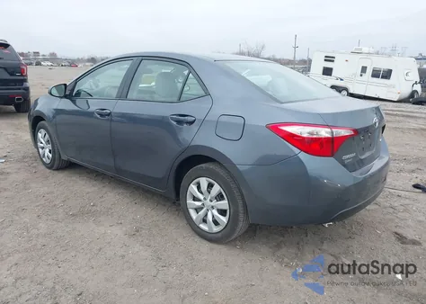 2016 Toyota Corolla Le из США, поврежденный, VIN 5YFBURHE8GP568935